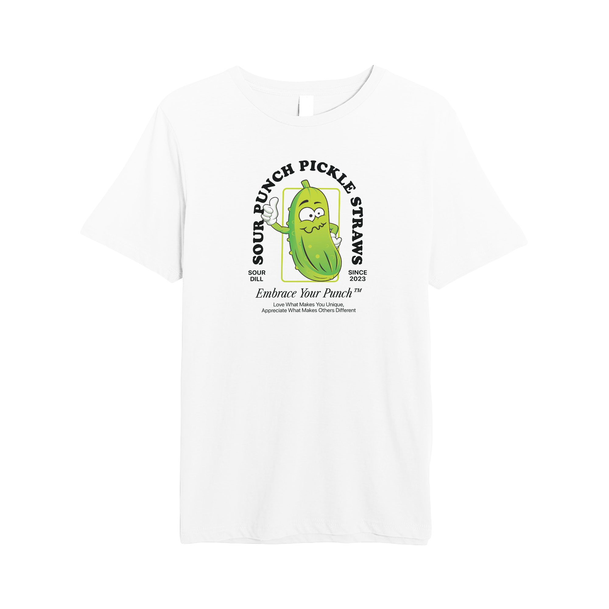 Sour Punch Pickle Straws Tee
