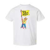 Save Public Media Flag Youth Tee
