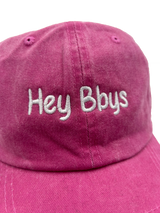 Hey Bbys Vintage Pink Dad Hat