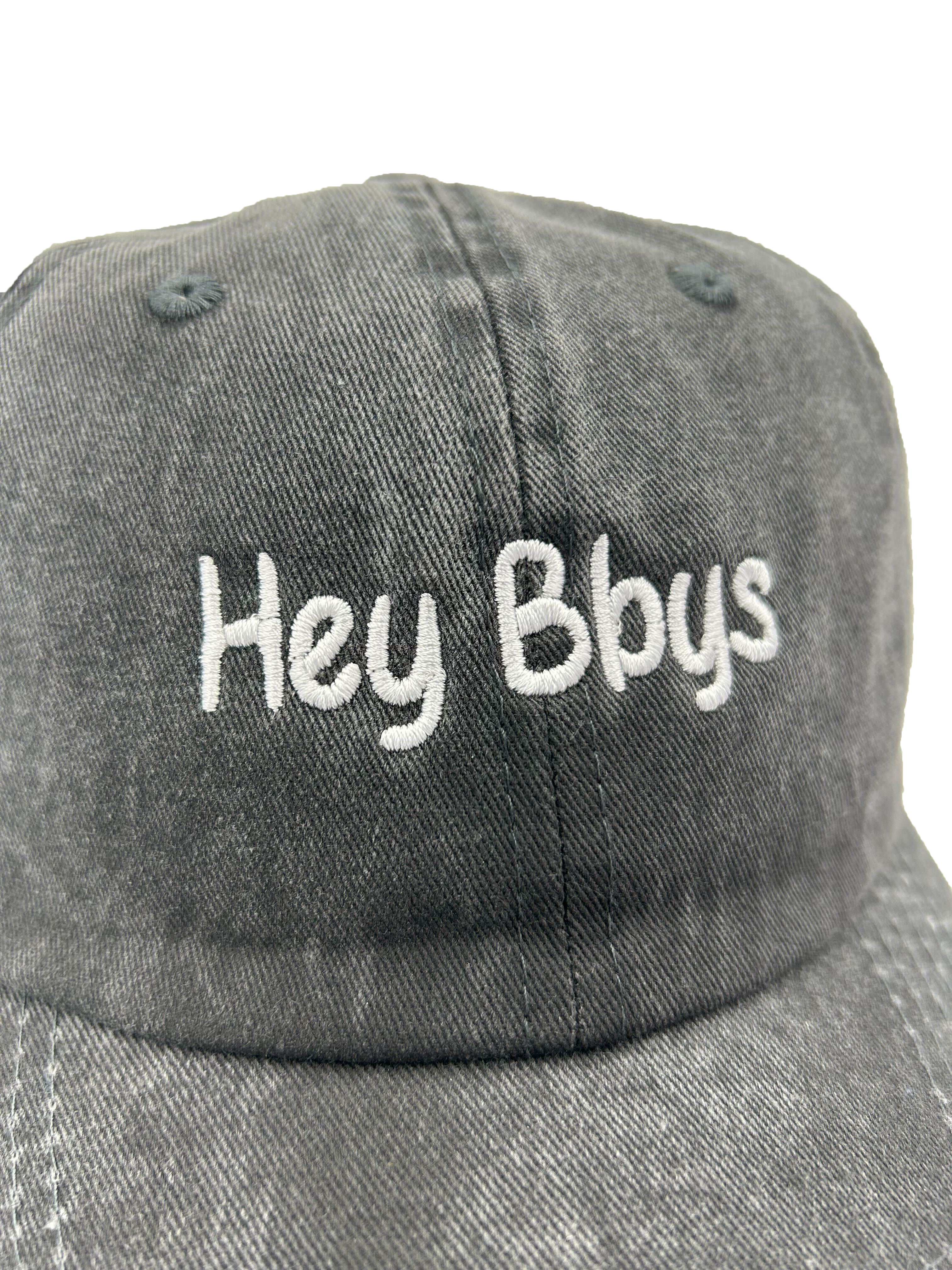Hey Bbys Vintage Black Dad Hat