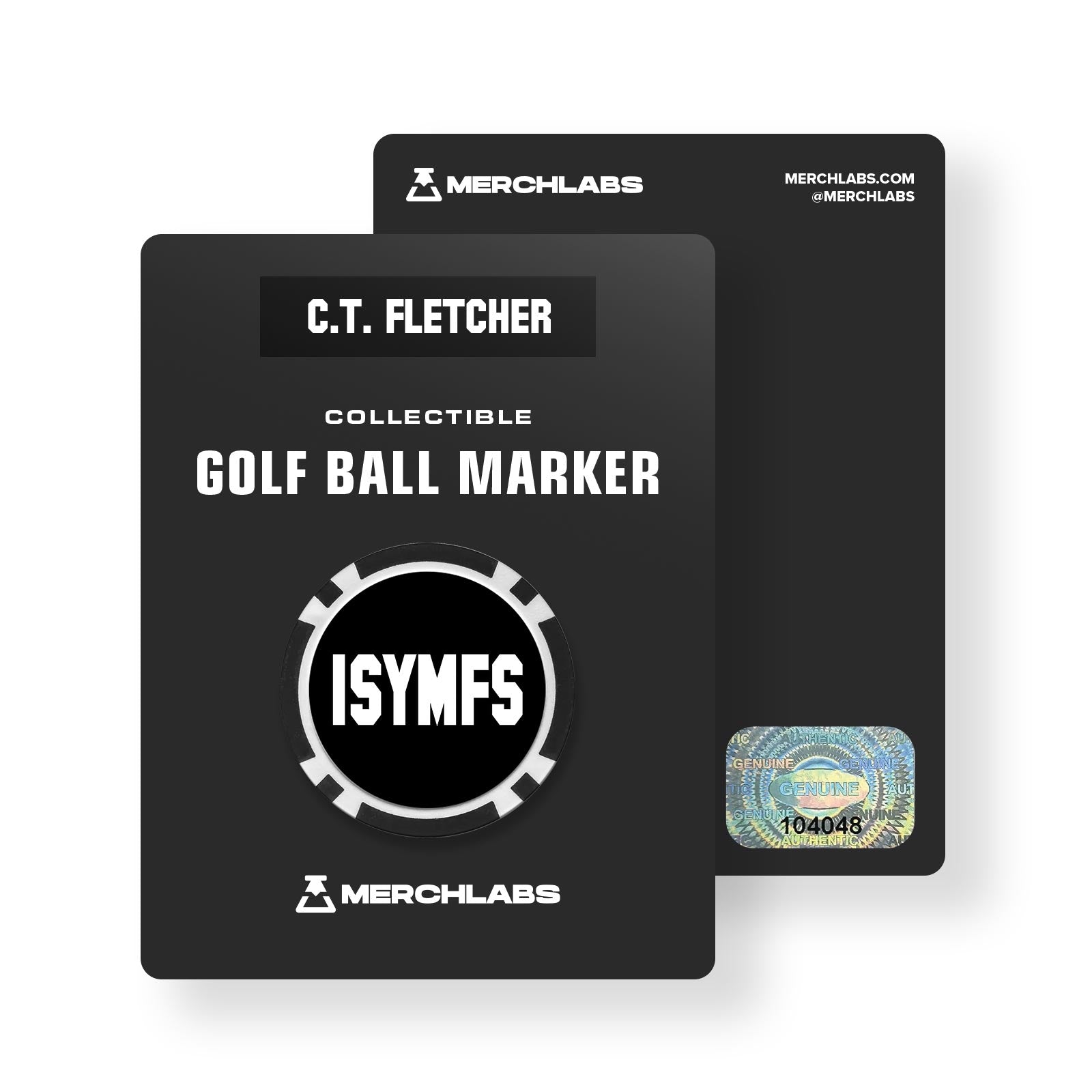 ISYMFS Golf Ball Marker
