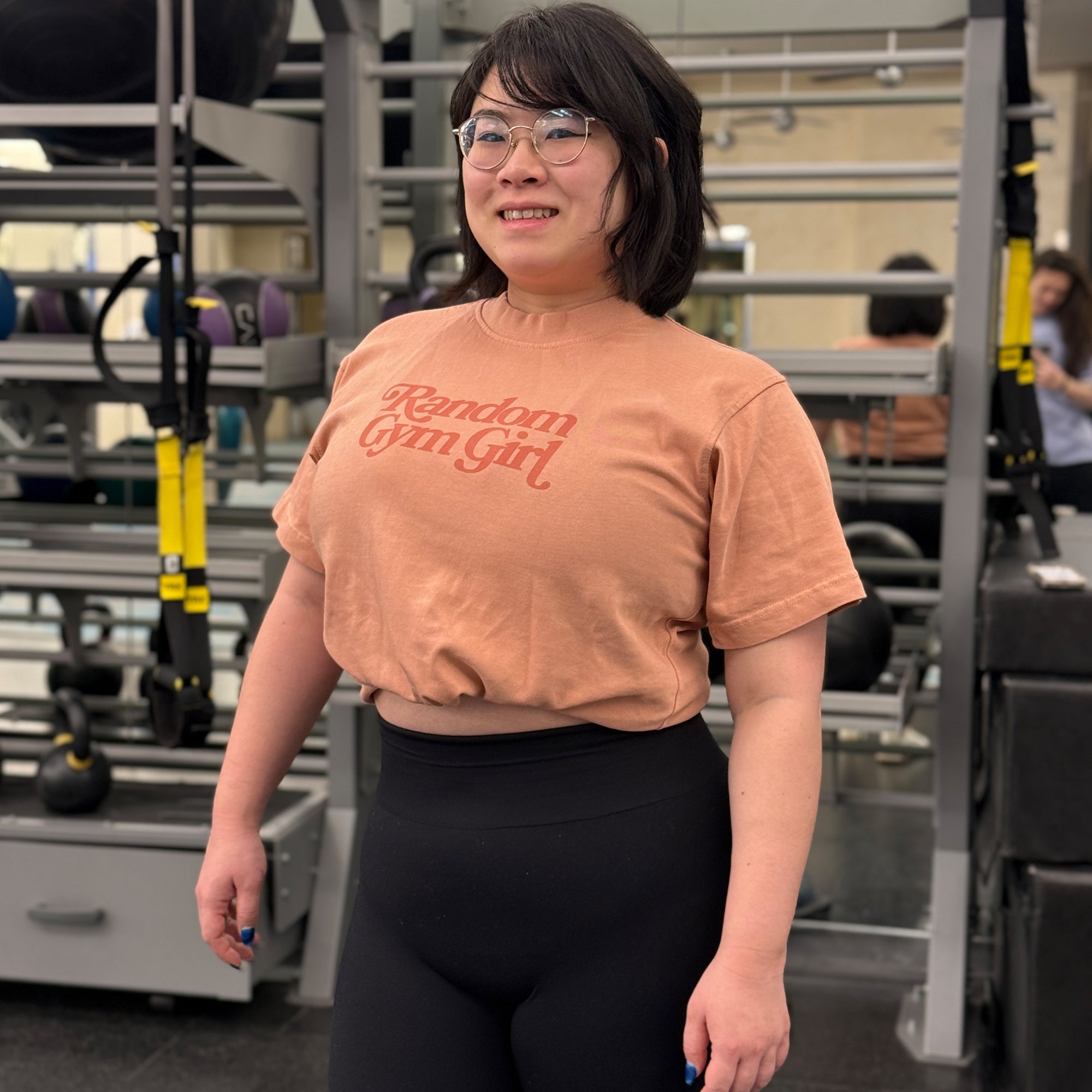 Random Gym Girl Heavyweight Tee
