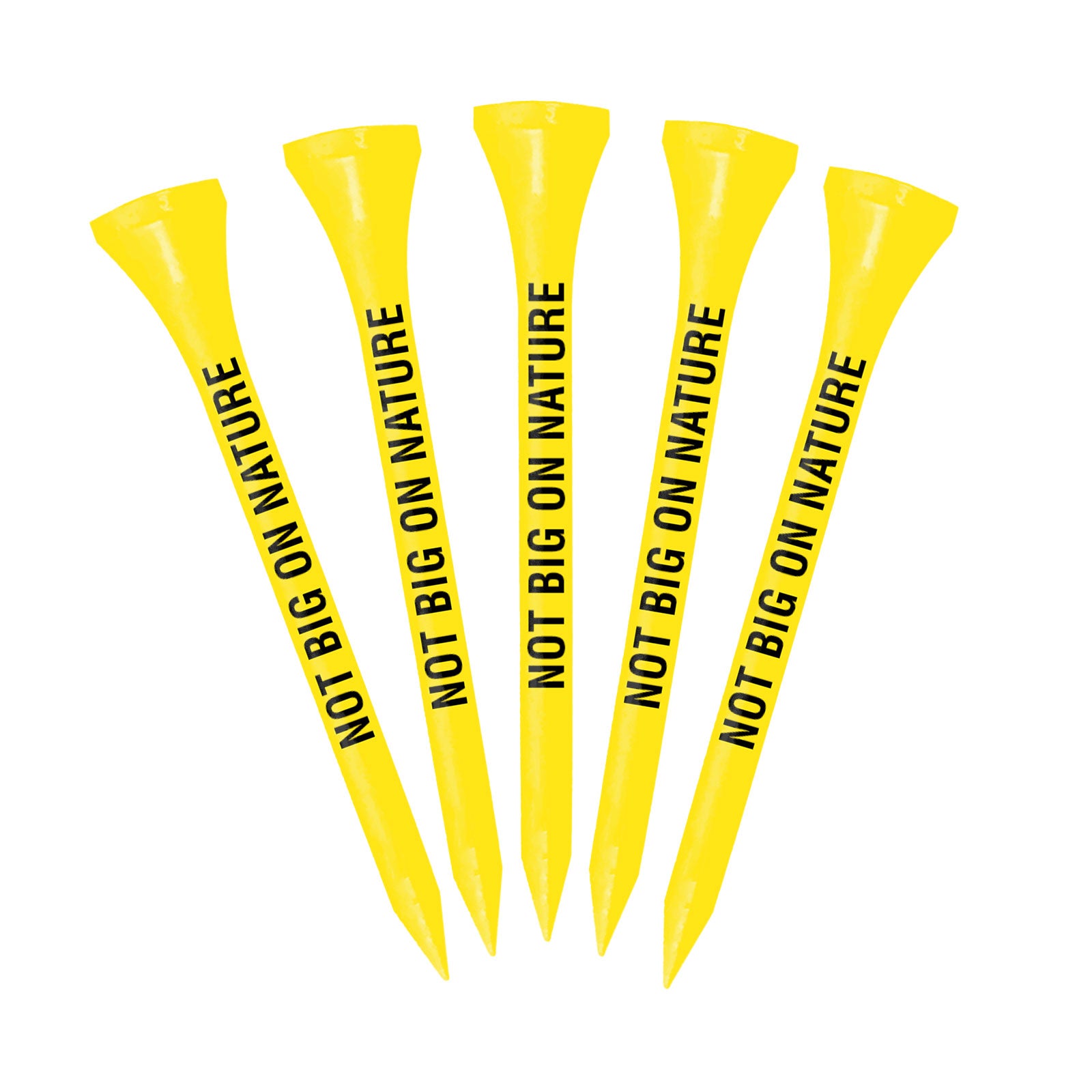 Not Big On Nature Golf Tees (10 Pack)