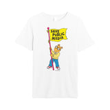 Save Public Media Flag Tee