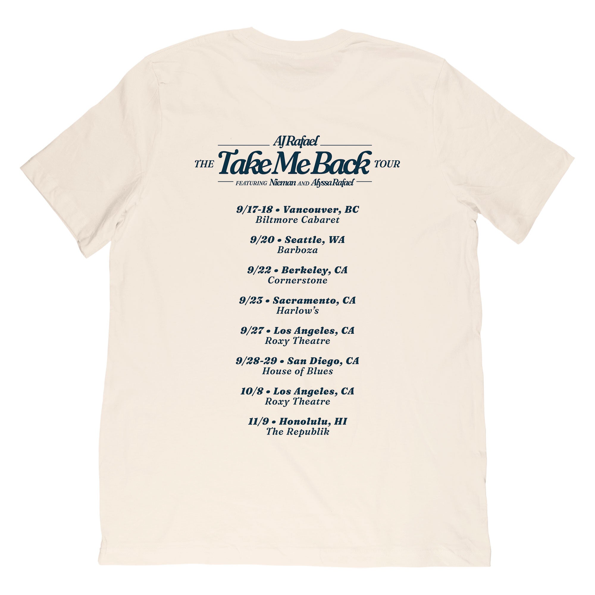 Take Me Back Tour Tee