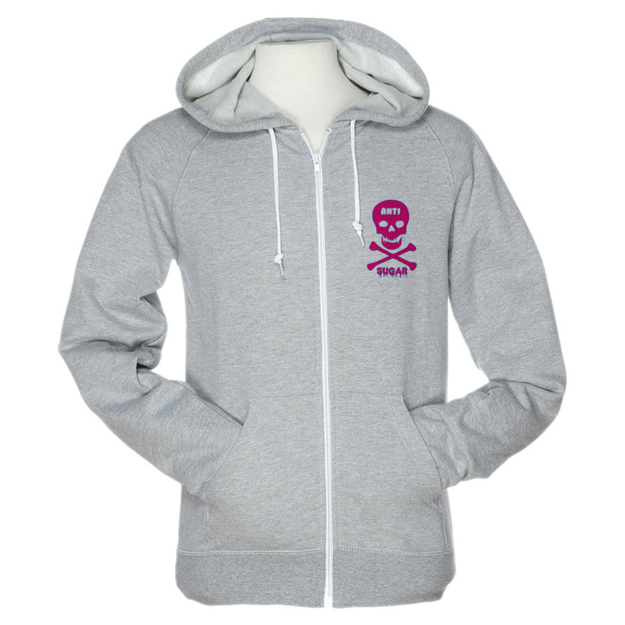 Vegan Power - ASM Zip Contrast Hoodie