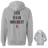 Vegan Power - ASM Zip Contrast Hoodie