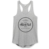 First hustle - Badge Premium Racerback (Ladies)