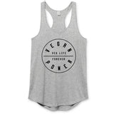 Vegan Power - Badge Racerback