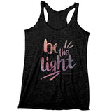 Wild Fame - Be The Light Racerback Tank (Ladies) - Black