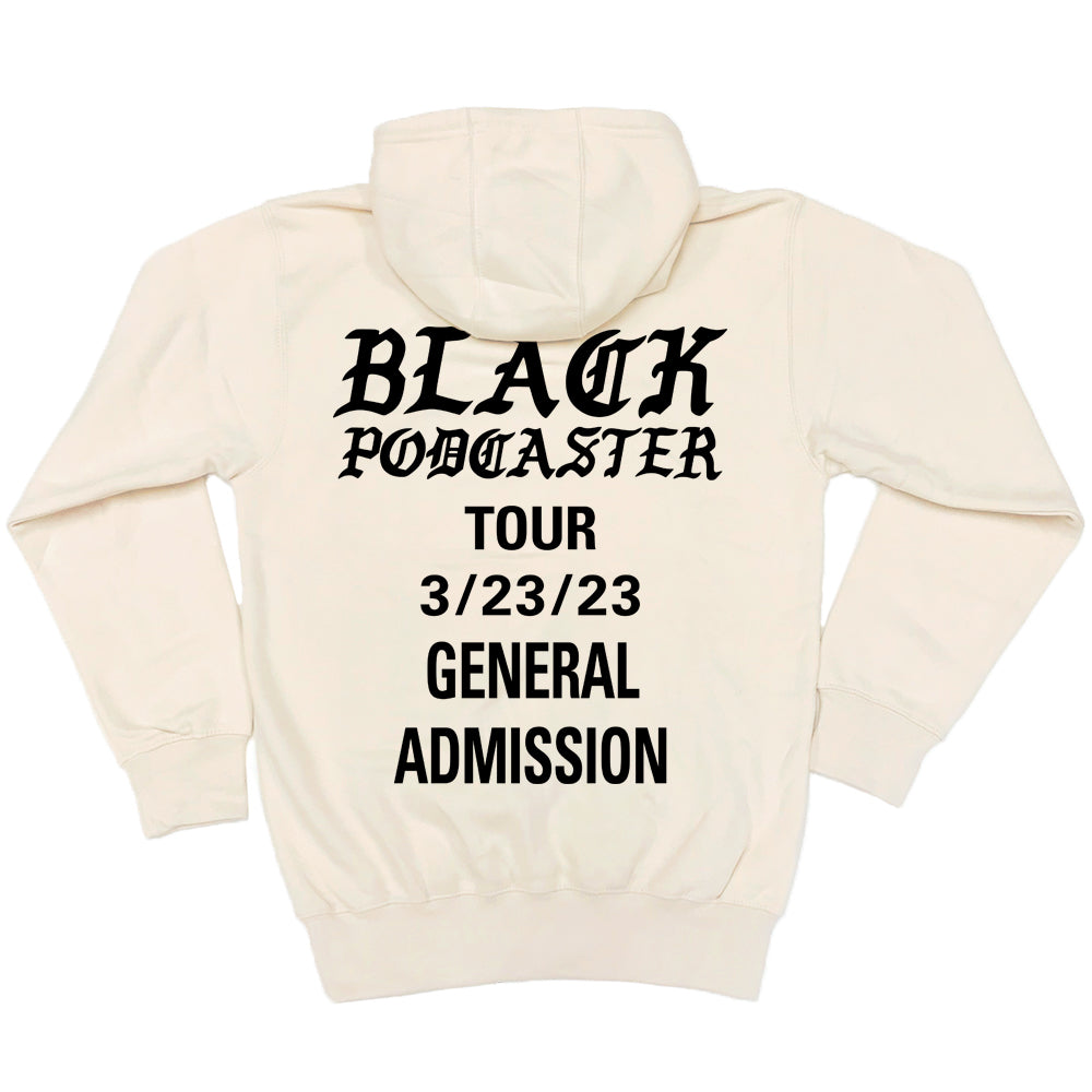 Black Podcaster Hoodie