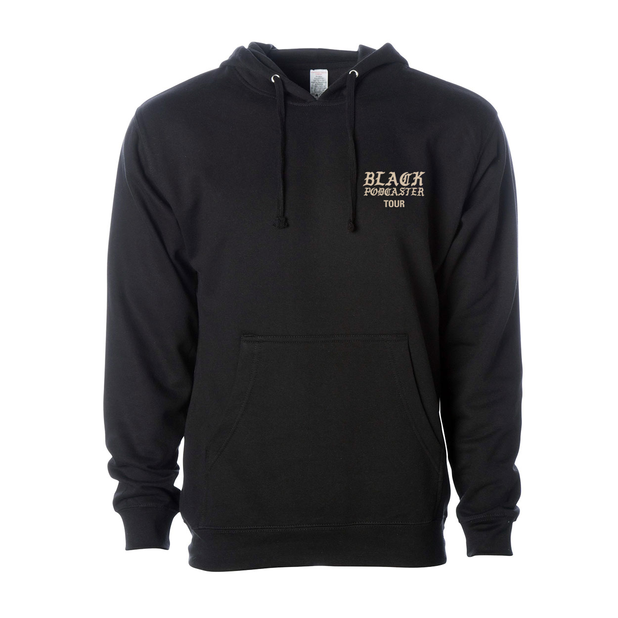Black Podcaster Hoodie