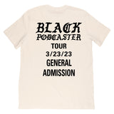 Black Podcaster Tee
