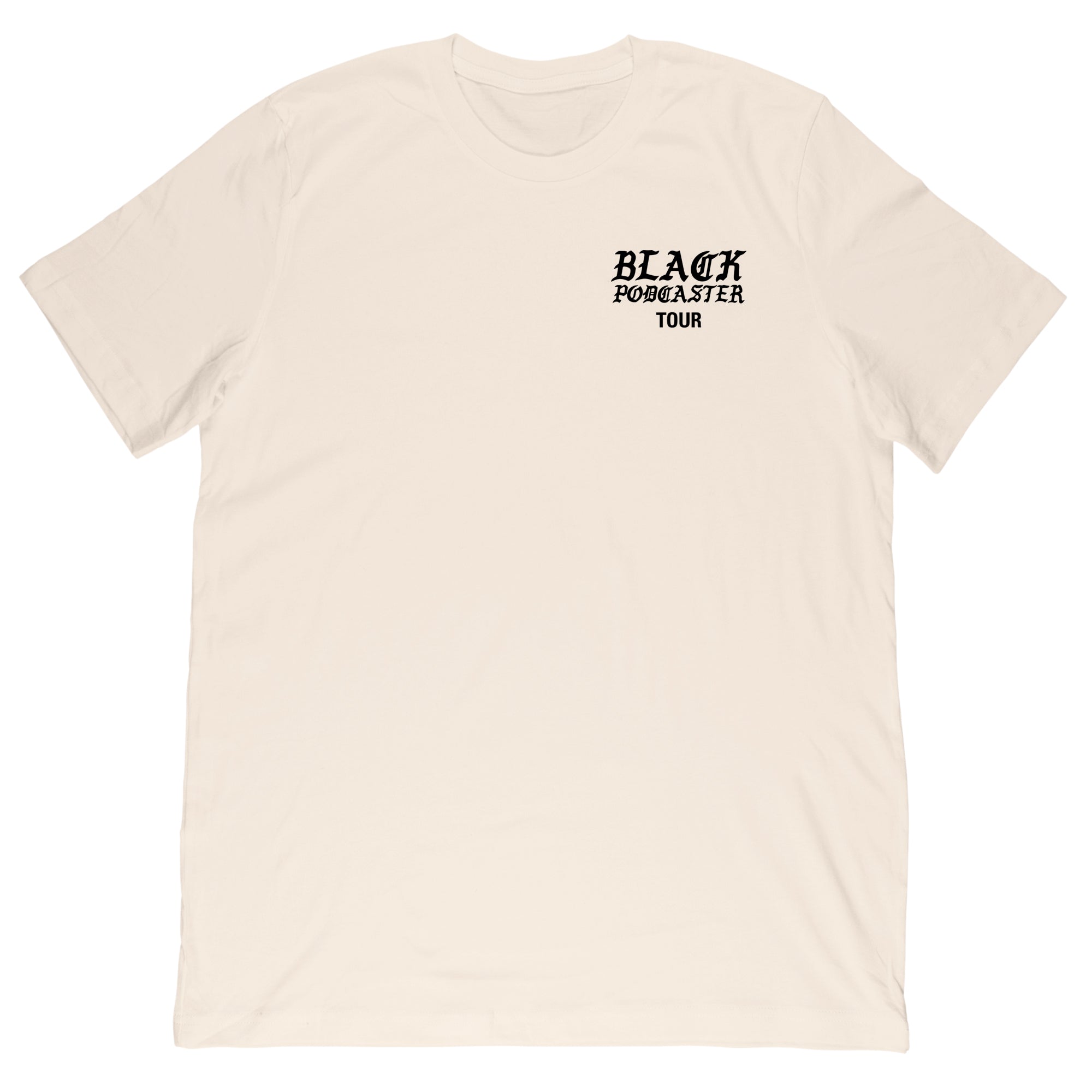 Black Podcaster Tee