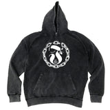FRESH OUT - CIRCLE VINTAGE HOODIE - BLACK