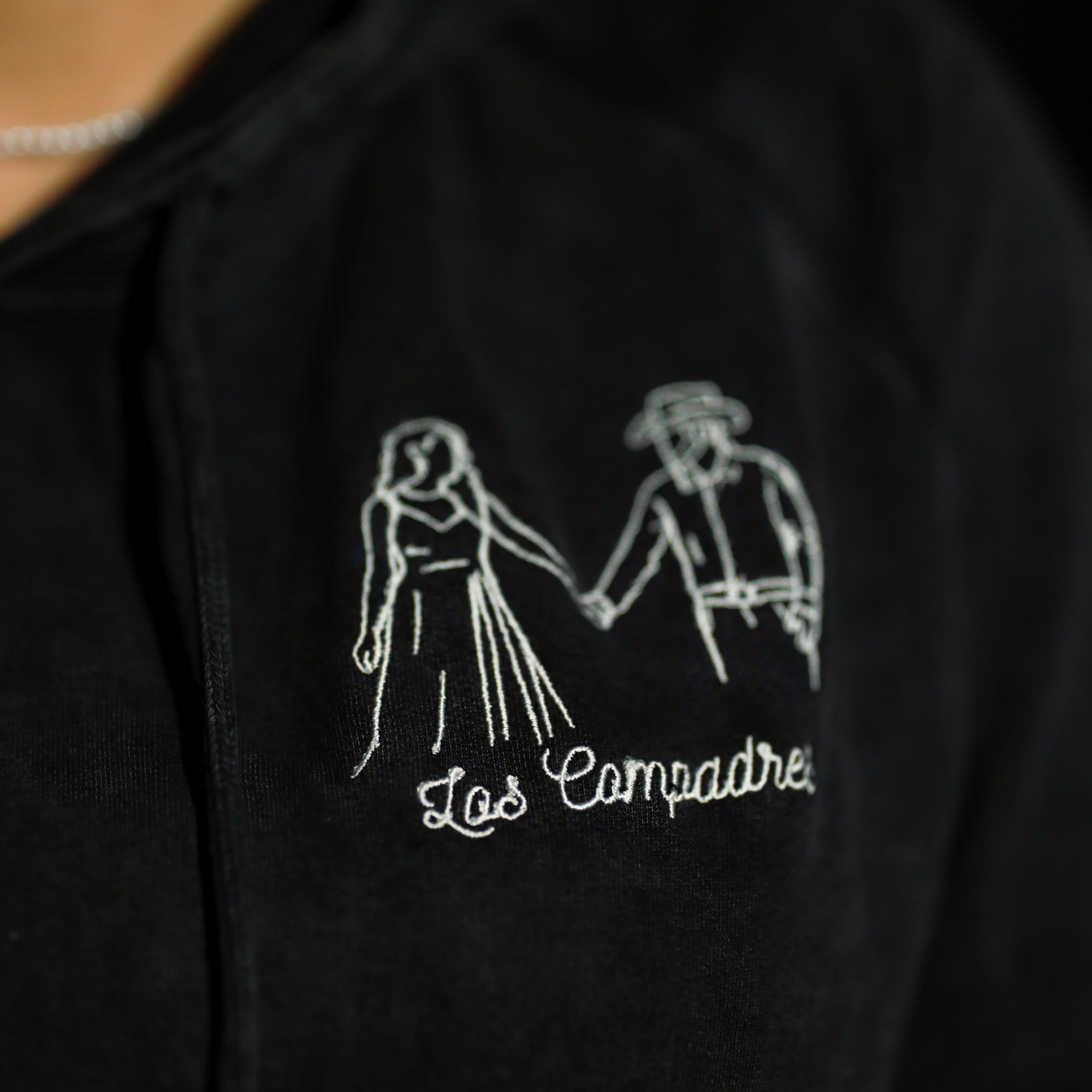 Los Compadres Vintage Embroidered Hoodie