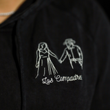 Los Compadres Vintage Embroidered Hoodie
