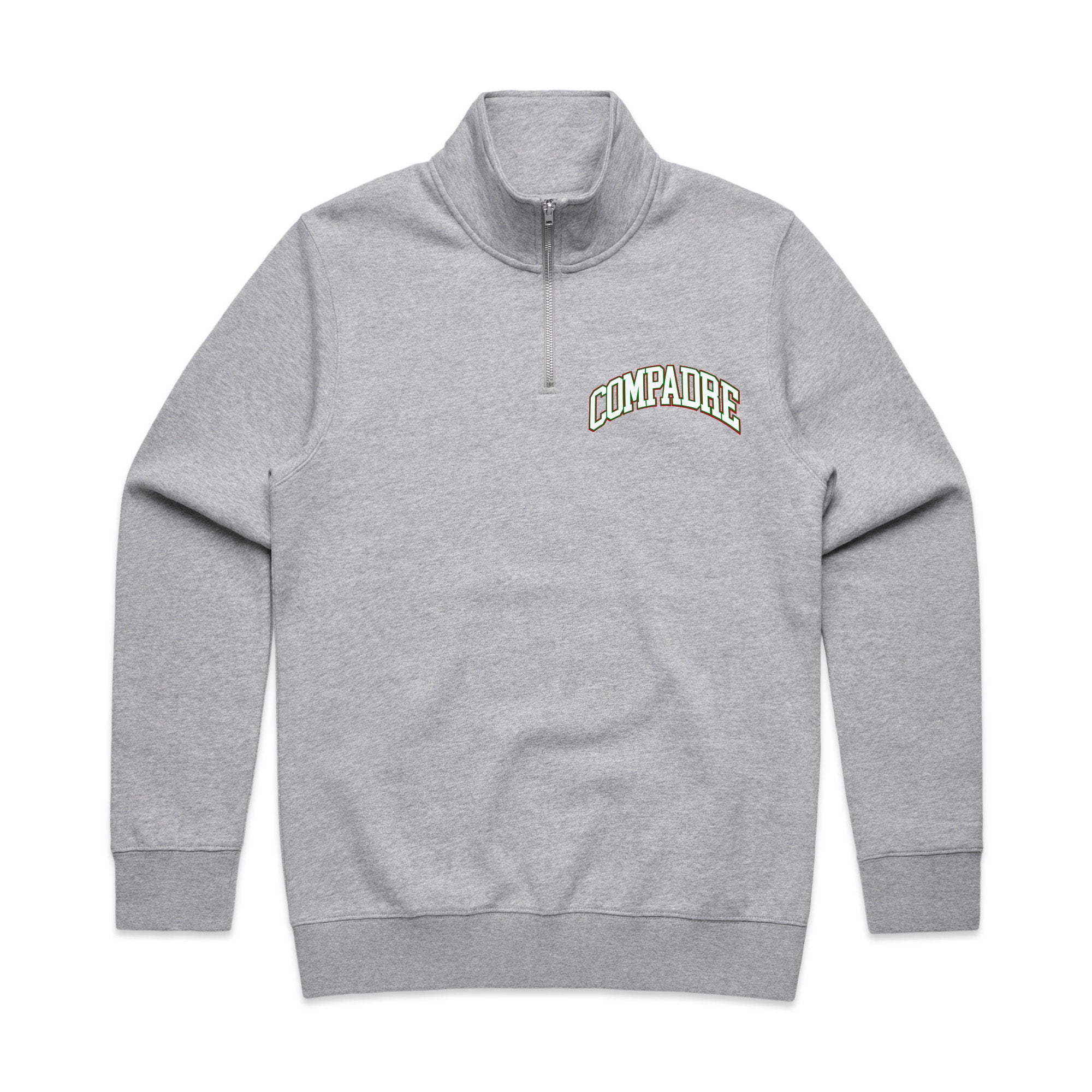 Compadre Embroidered Half Zip Crew