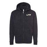 Cream Logo Zip Hoodie