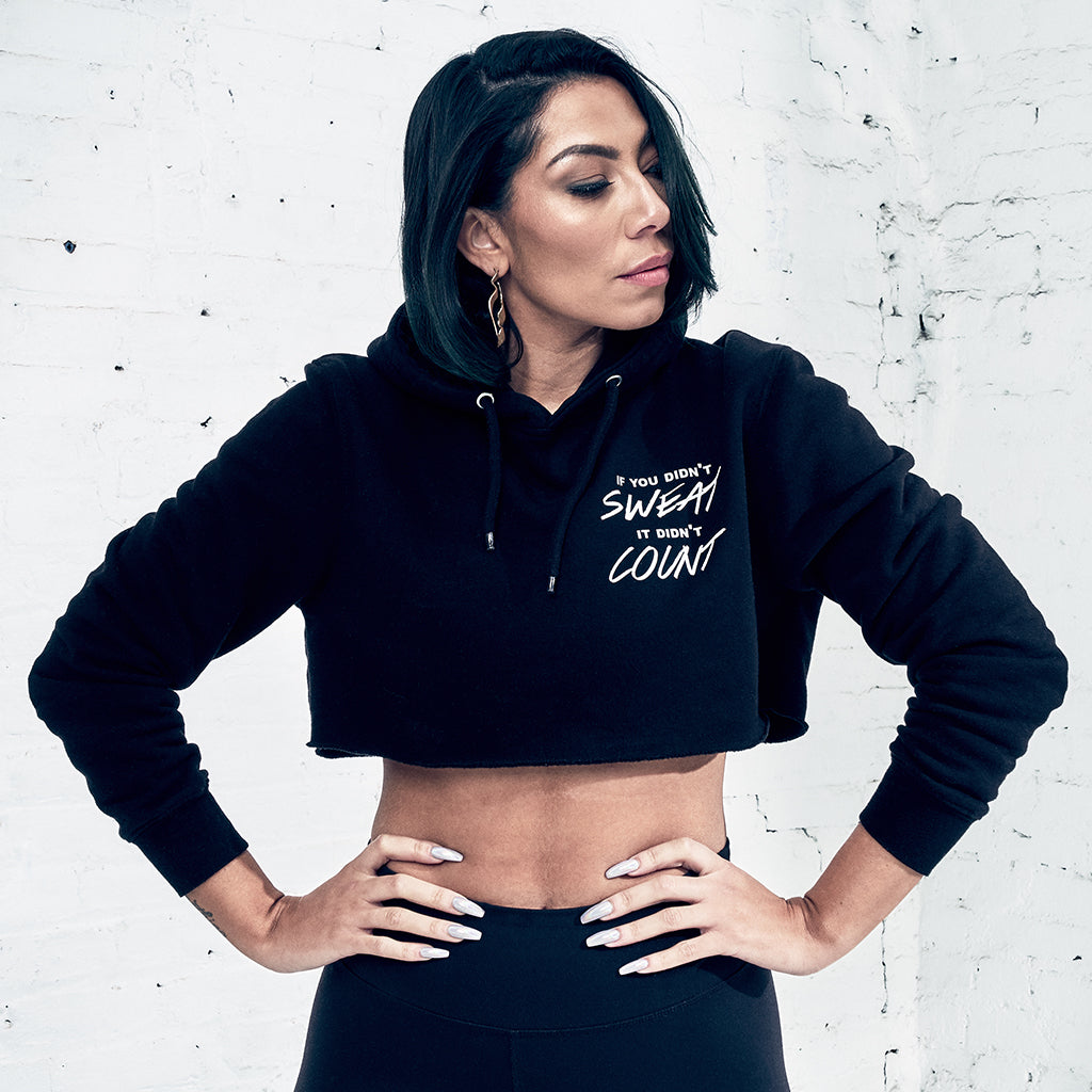 Bridget Kelly - Count Crop Hoodie