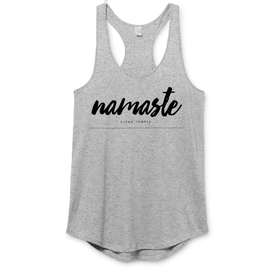 Clean Temple - Namaste Racerback