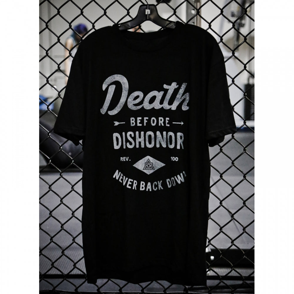 DEATH BEFORE DISHONOR TEE - BLACK