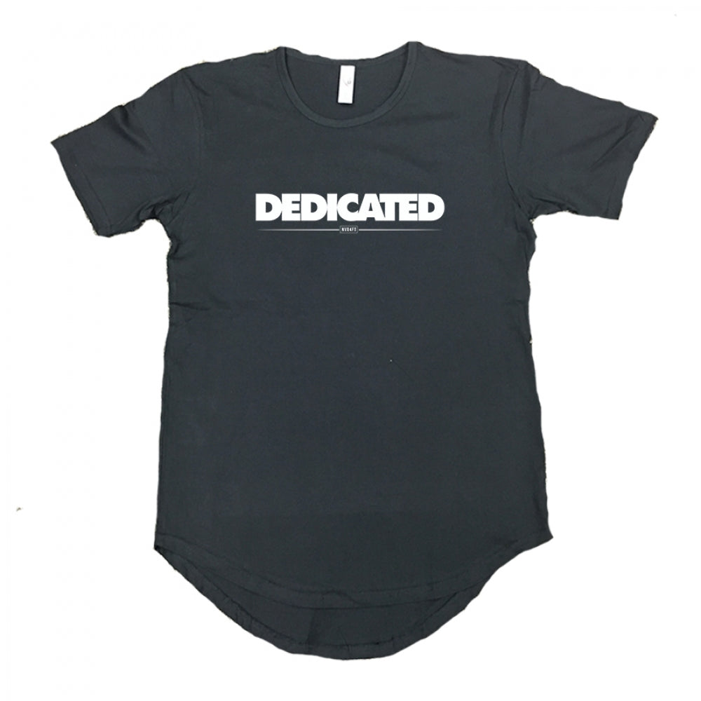 Never4Fit - Dedicated Scoop Tee - Black