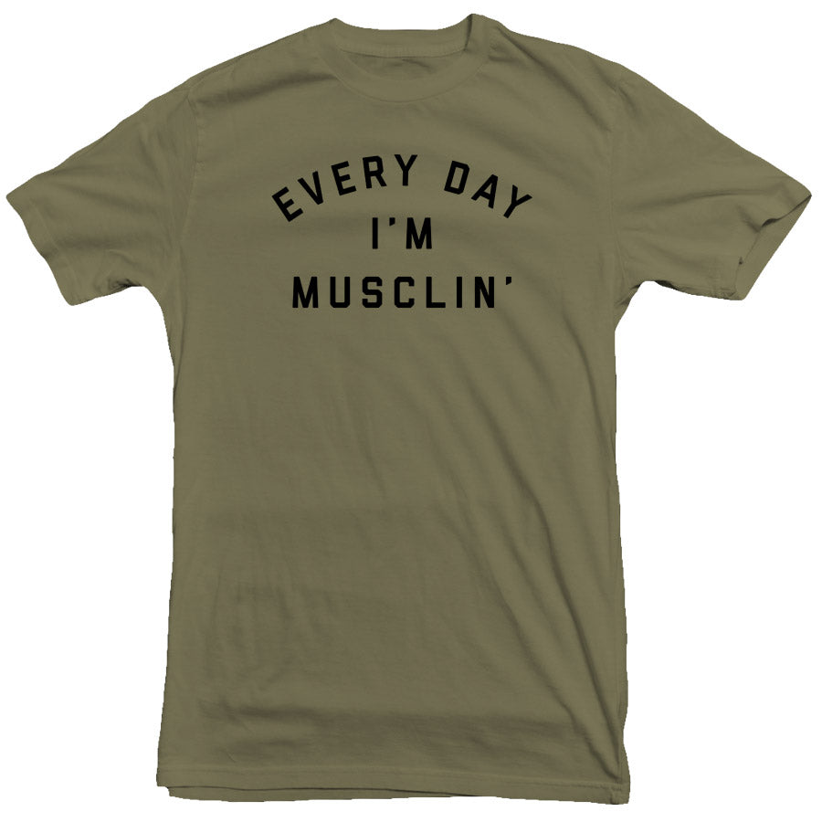United Gains - Everyday I'm Musclin' Tee
