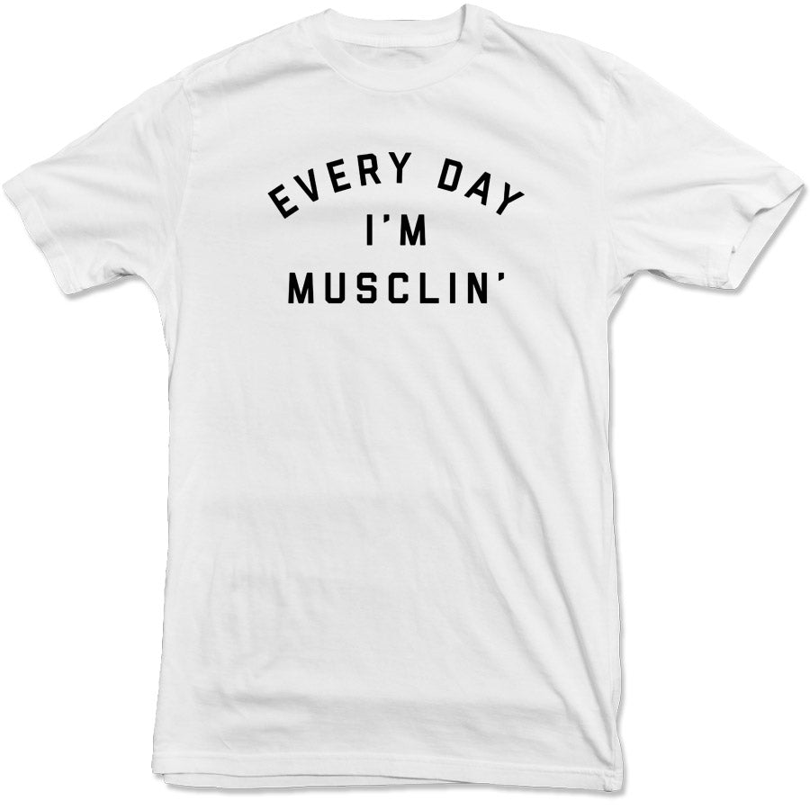United Gains - Everyday I'm Musclin' Tee