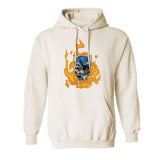 RufioZuko - Flame Mask Hoodie by @kelfrito.art