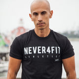 Never4Fit - Icon Tee - Black
