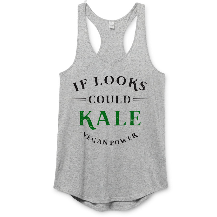 Vegan Power - If Looks Could Kale Premium Racerback