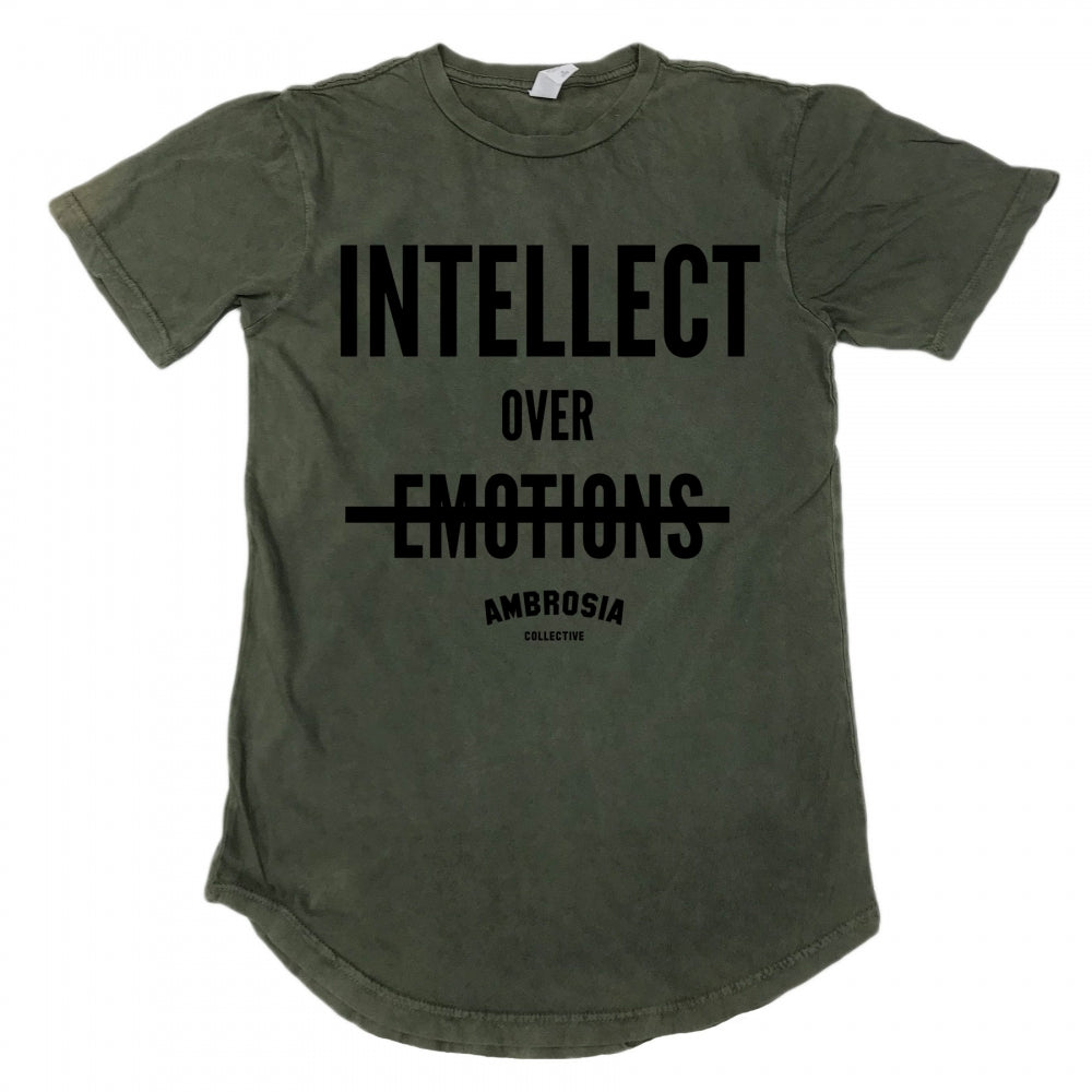 Intellect Over Emotions Vintage Scoop Tee