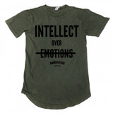 Intellect Over Emotions Vintage Scoop Tee