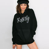 RunwayDoneMYWAY - Knotty Hoodie - Black
