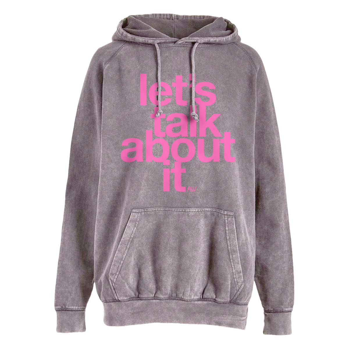 Let's Talk About It Zinc Hoodie