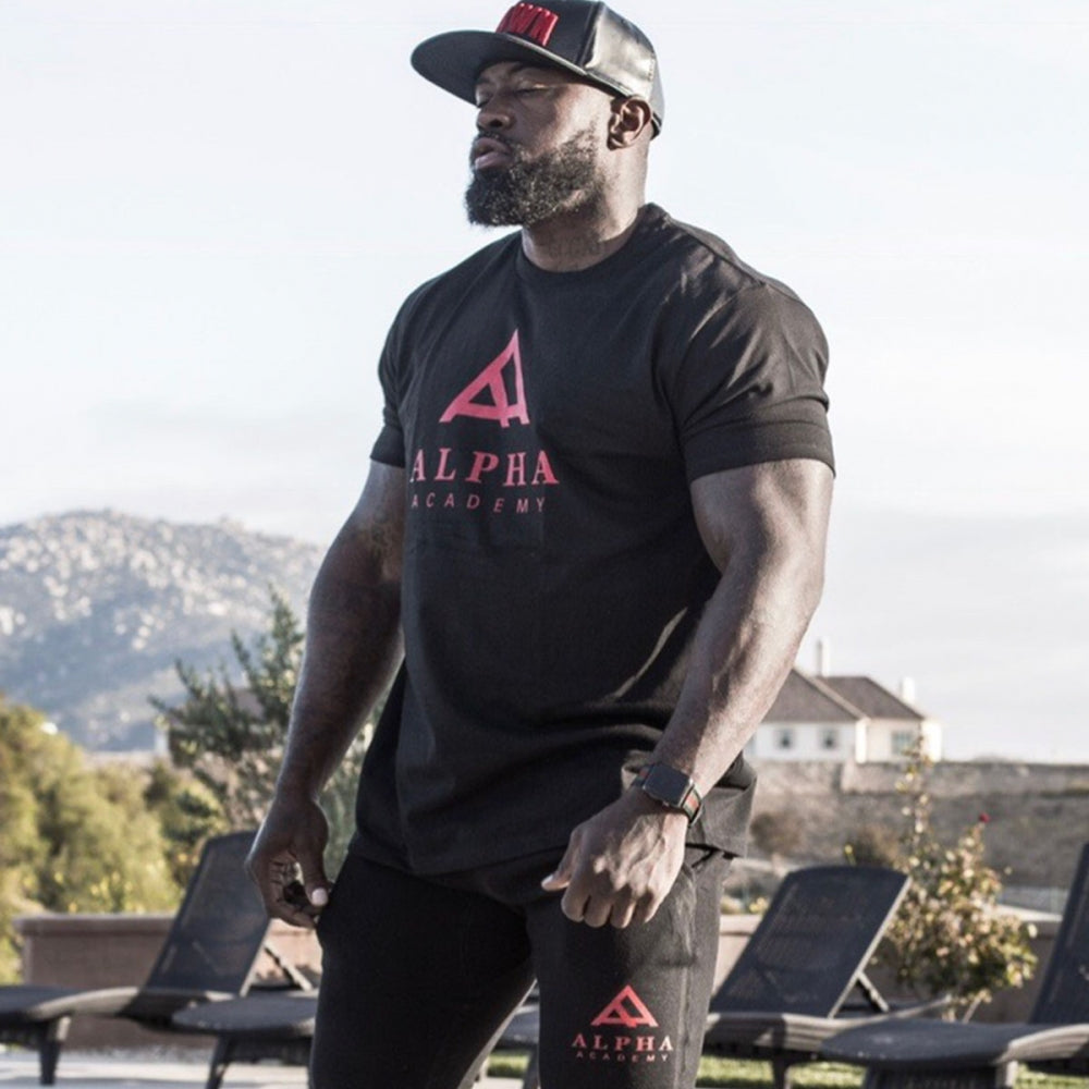 Academy Red - Tee - Black