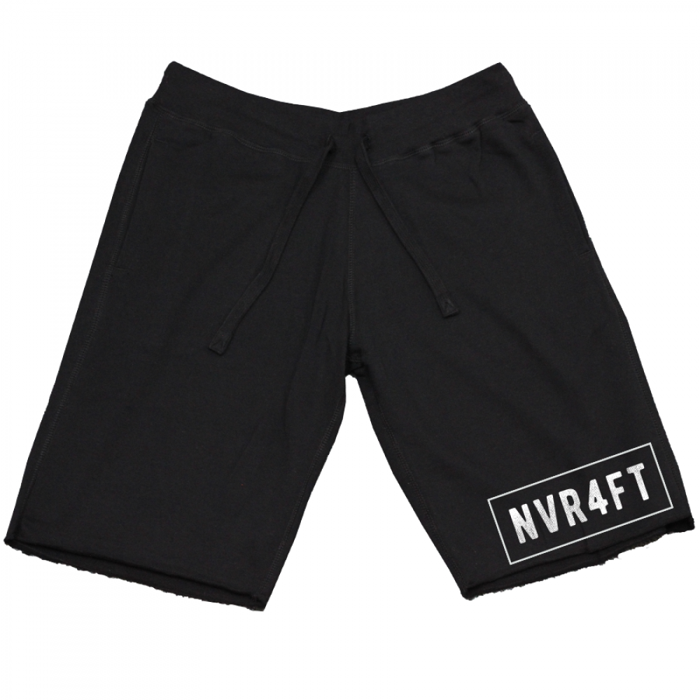 Never4Fit - Logo Sweatshorts - Black