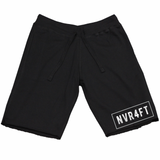Never4Fit - Logo Sweatshorts - Black