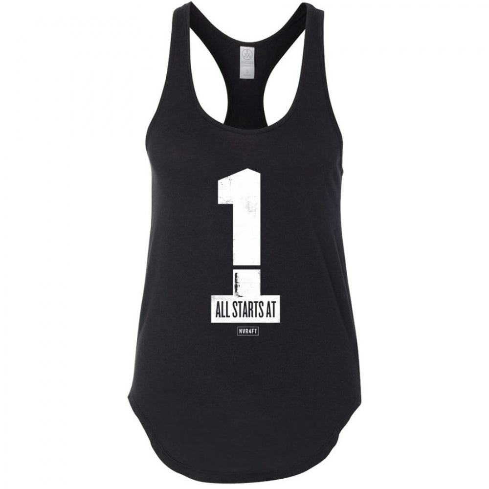 Never4Fit - One Premium Racerback - Black