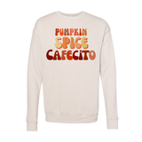 Pumpkin Spice Cafecito Sponge Fleece Crewneck