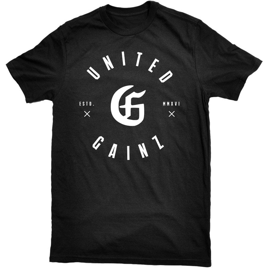 United Gains - Radial Tee Black
