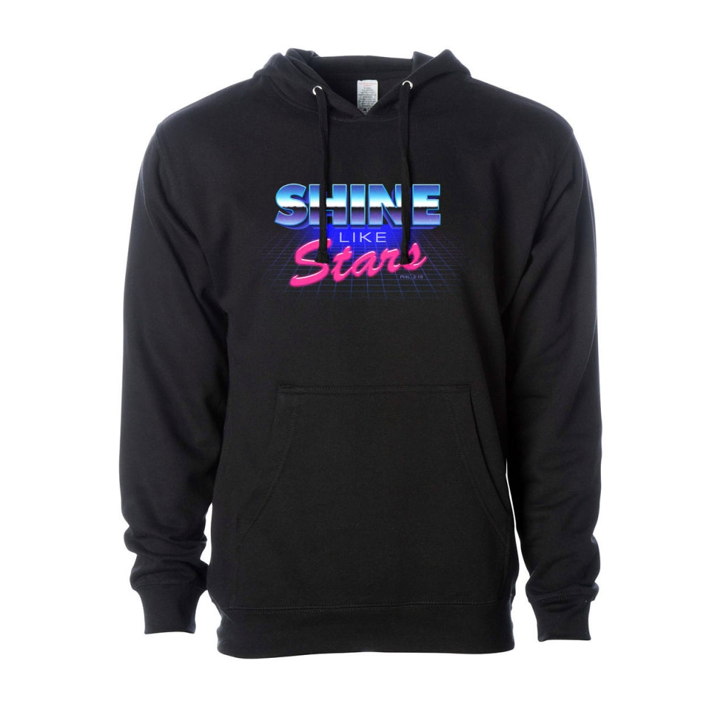RETRO STARS HOODIE - BLACK