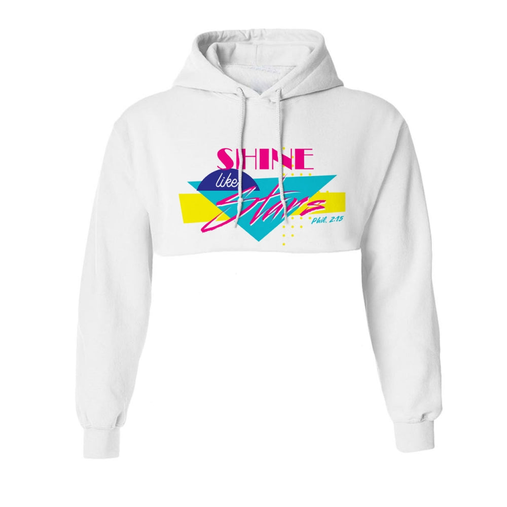 SHINE CROP HOODIE