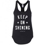 SHINE LIKE STARS PREMIUM RACERBACK - BLACK
