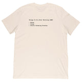 Things To Do Tee