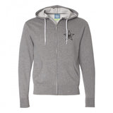 BOOMKACK STAR CONTRAST ZIP HOODIE
