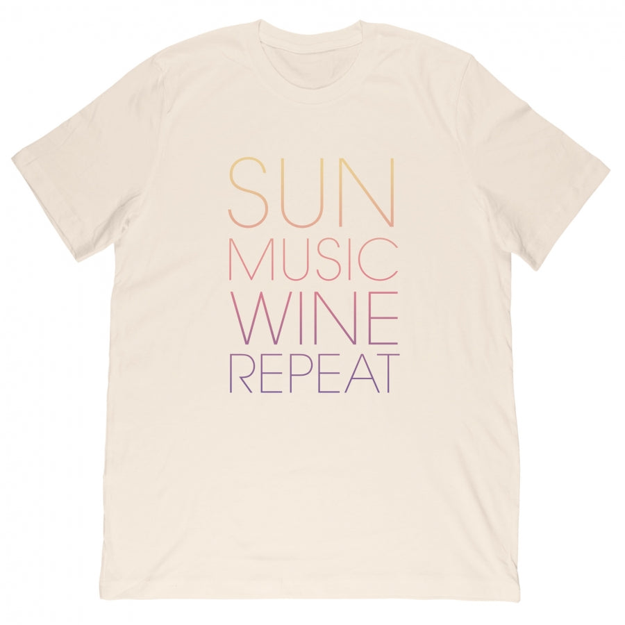 Gummy Mall - Sun Music Repeat Tee