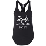 Wild Fame - Made Me Do It Premium Racerback Tank (Ladies)