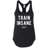 Never4Fit - Train Insane Premium Racerback - Black